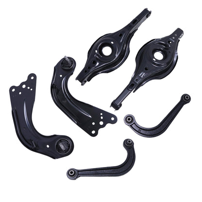 6Pcs Rear Control Arms Kit Fits Mazda CX-5 2.0L 2.5L 2013-23 KD3528C10 KD3528350