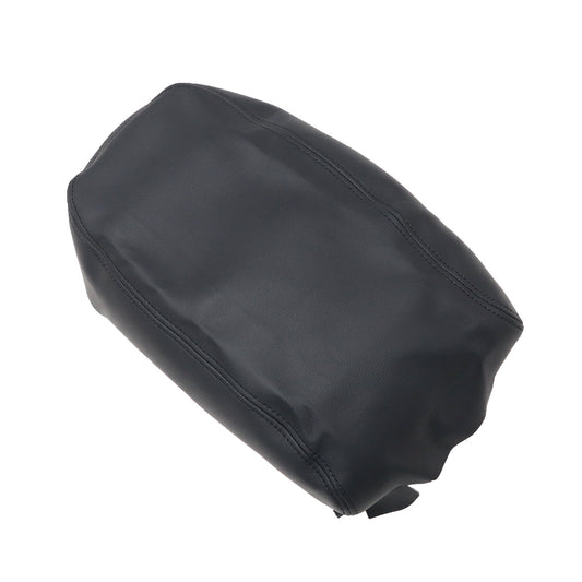Black Center Console Lid Armrest Cover Leather For 2011-2018 Chrysler 300