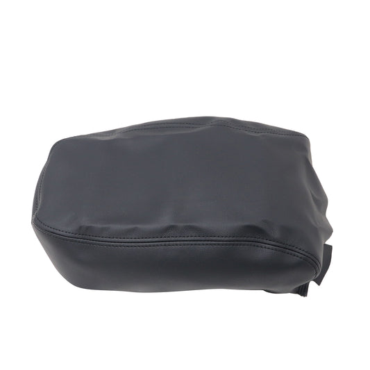 Black Center Console Lid Armrest Cover Leather For 2011-2018 Chrysler 300