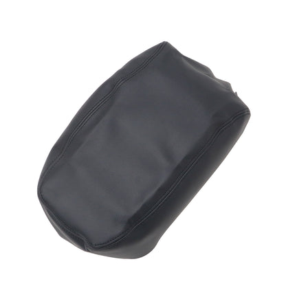 Black Center Console Lid Armrest Cover Leather For 2011-2018 Chrysler 300