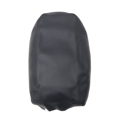 Black Center Console Lid Armrest Cover Leather For 2011-2018 Chrysler 300