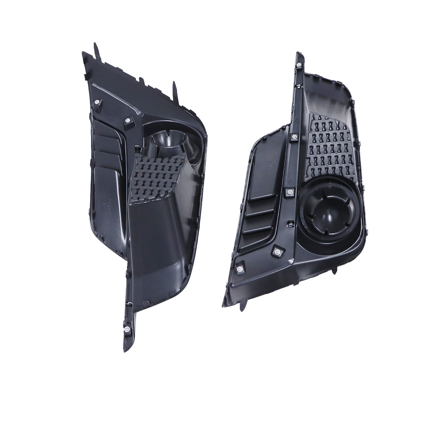 Fit Subaru Impreza 2015-2016 Textured Front Bumper Fog Light Cover Bezel Pair