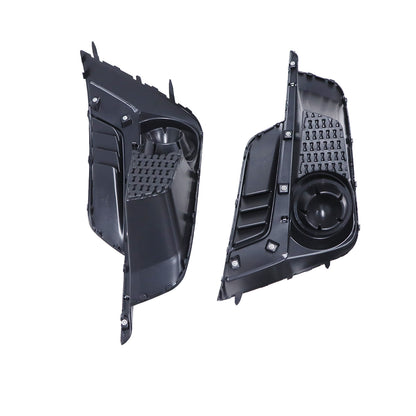 Fit Subaru Impreza 2015-2016 Textured Front Bumper Fog Light Cover Bezel Pair