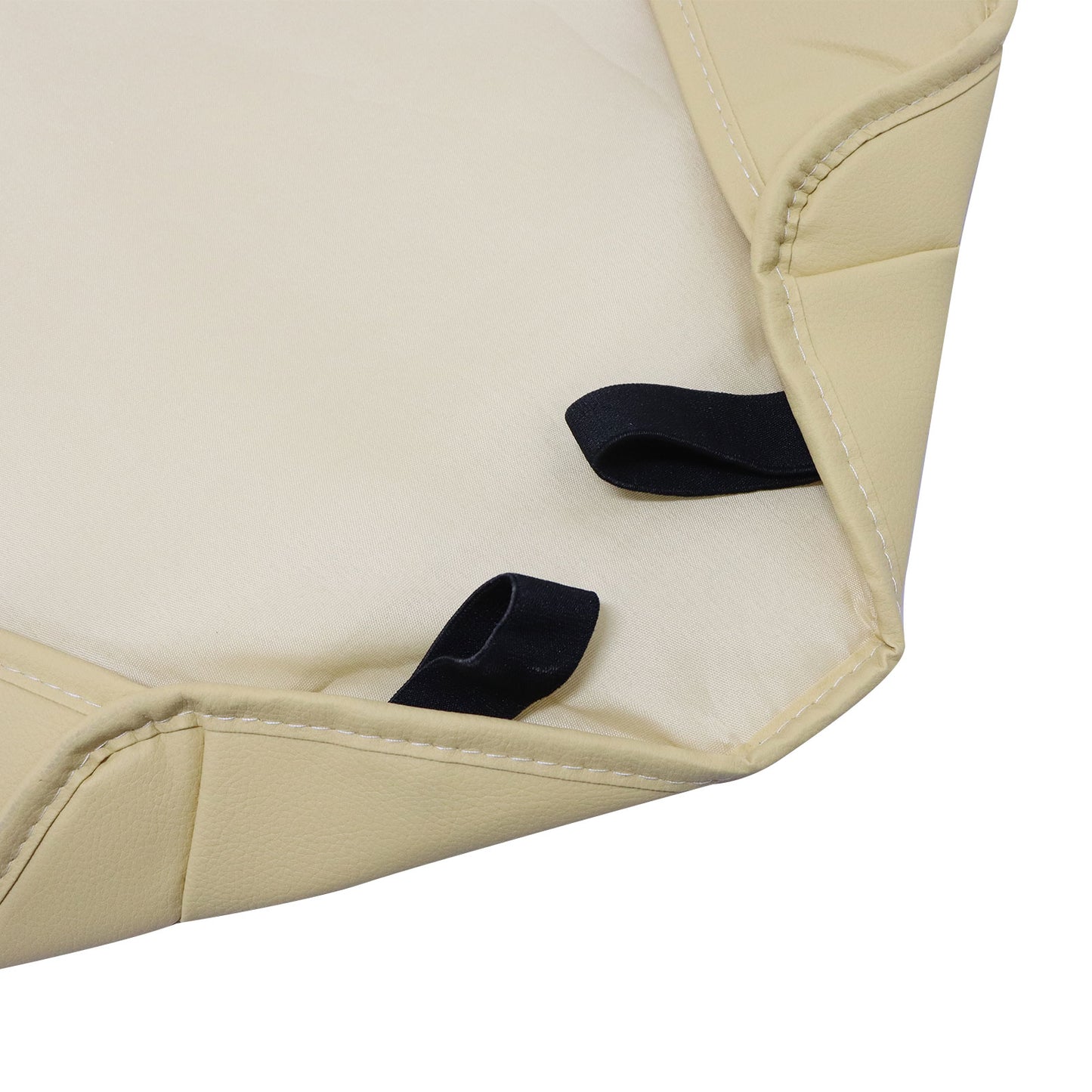 Leather Front+Rear 5-Seat Car For Toyota Seat Cover Full Set Protectors Beige