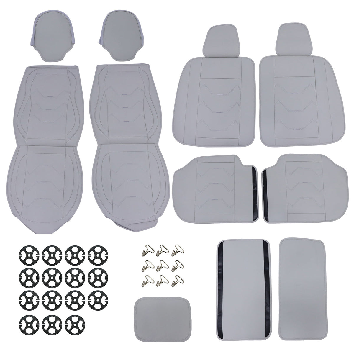 Fits Honda Civic Car Seat Covers 5-Seat Full Set Front + Rear Protection Cushion