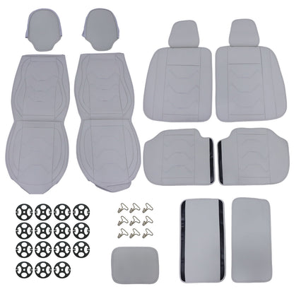 Fits Honda Civic Car Seat Covers 5-Seat Full Set Front + Rear Protection Cushion