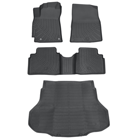 3D TPE Floor Mats+Trunk Cargo Liner 4PCS For 2021-2025 Hyundai Elantra/Elantra N