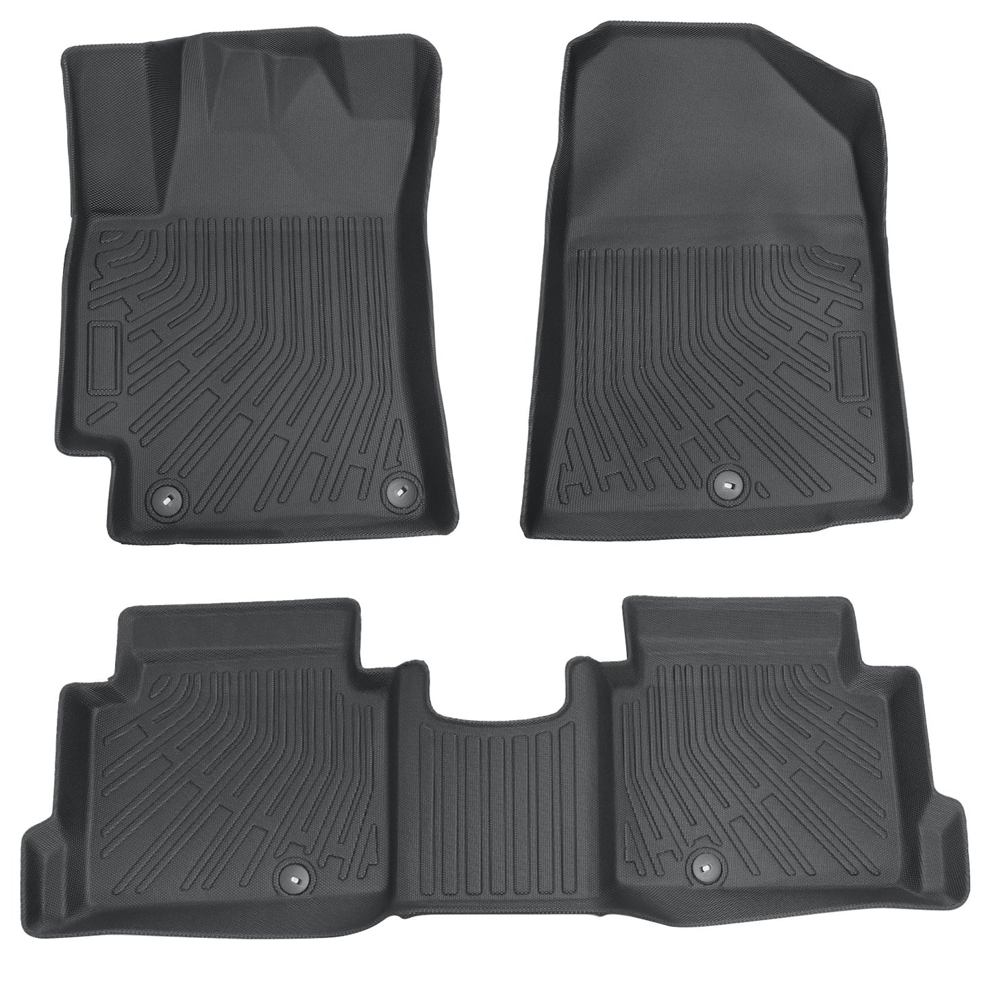 New Fits 2017-2020 Hyundai Elantra TPE Front+Rear Floor Mats Liners Replacement