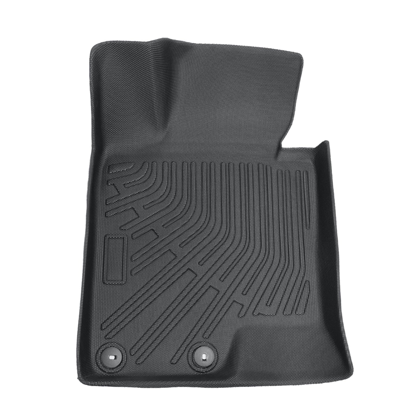 2 Row Floor Mats Liner For 2011-2015 Hyundai Sonata Hybrid / Hybrid Limited TPE