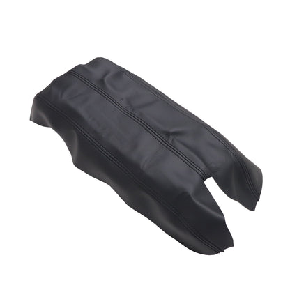 For Acura RDX 2007-2012 Leather Center Console Armrest Cover Skin Black