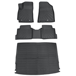 TPE Floor Mats Liners+Trunk Cargo Liner For 2024-2025 Hyundai Kona