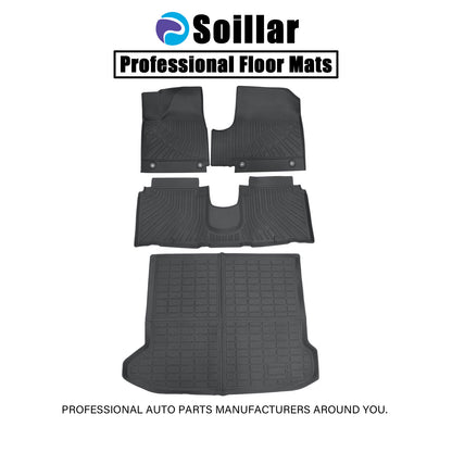 TPE 3D Floor Mats & Trunk Cargo Liners For 2022-2024 Hyundai Ioniq 5 All Weather