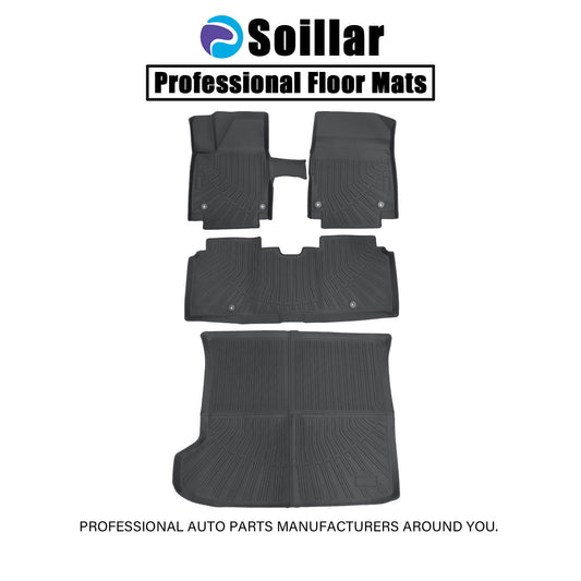 TPE Floor Mats Liners+Trunk Cargo Fits 2022-2024 Kia EV6 All-Weather Power Seat