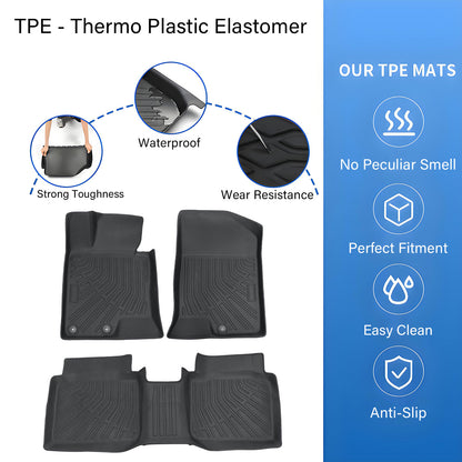 Floor Mats Liner For 2011-2015 Kia Optima 4-Door Front-Rear All Weather TPE New
