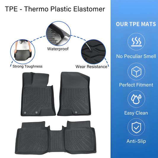 Floor Mats Liner For 2011-2015 Kia Optima 4-Door Front-Rear All Weather TPE New