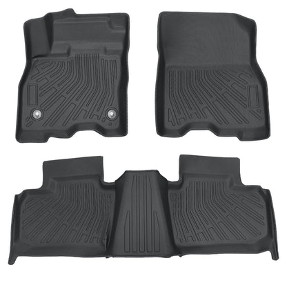 Front & 2nd Row Floor Mats Liners Fits 2024 2025 Nissan Leaf TPE Waterproof New