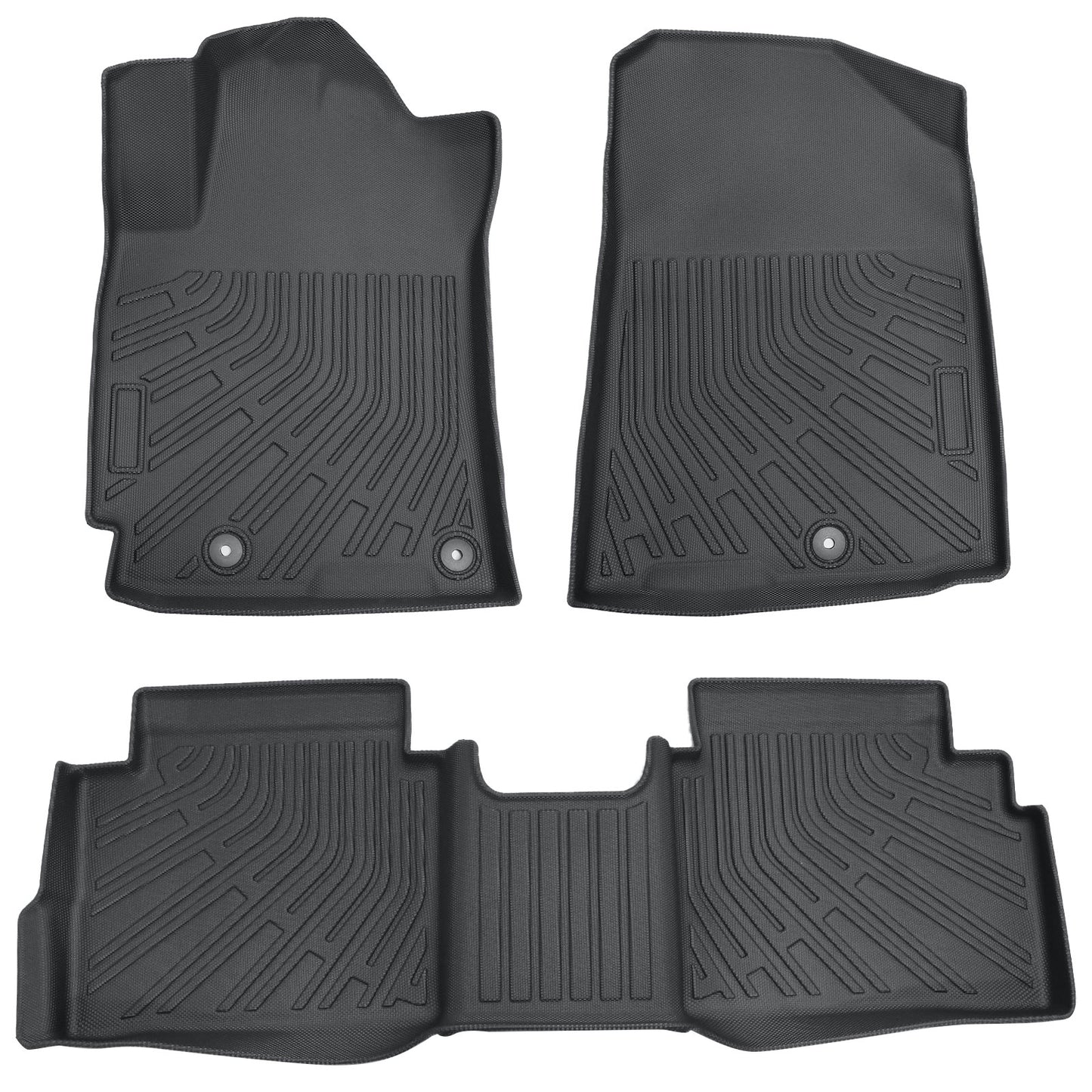 Floor Mats Liner For 2019-2024 Kia Forte 5 Seats Front-Rear All Weather TPE 3Pcs