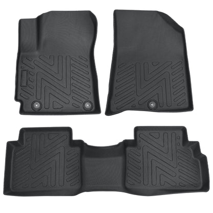 TPE Fits 2020 2021 Kia Soul Hatchback 1st+2nd Row Floor Mats Liners All Weather