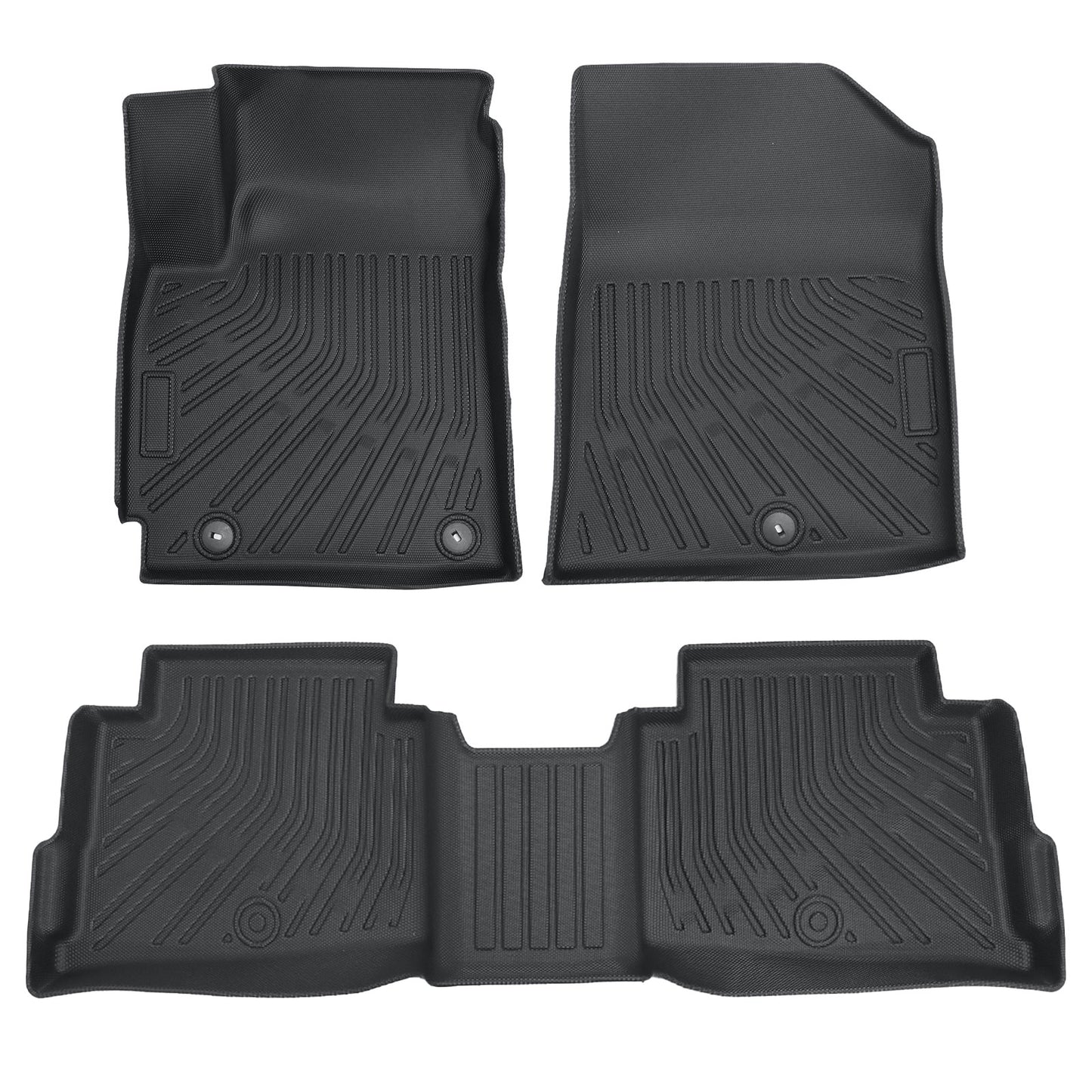For 2021-2025 Kia Seltos Front & Rear Row TPE Floor Mats Liner Replacement Set