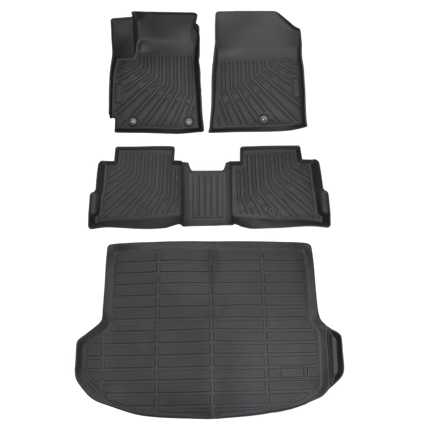 TPE Floor Mats Liners+Trunk Cargo Liner For 2021-2025 Kia Seltos All Weather 4x
