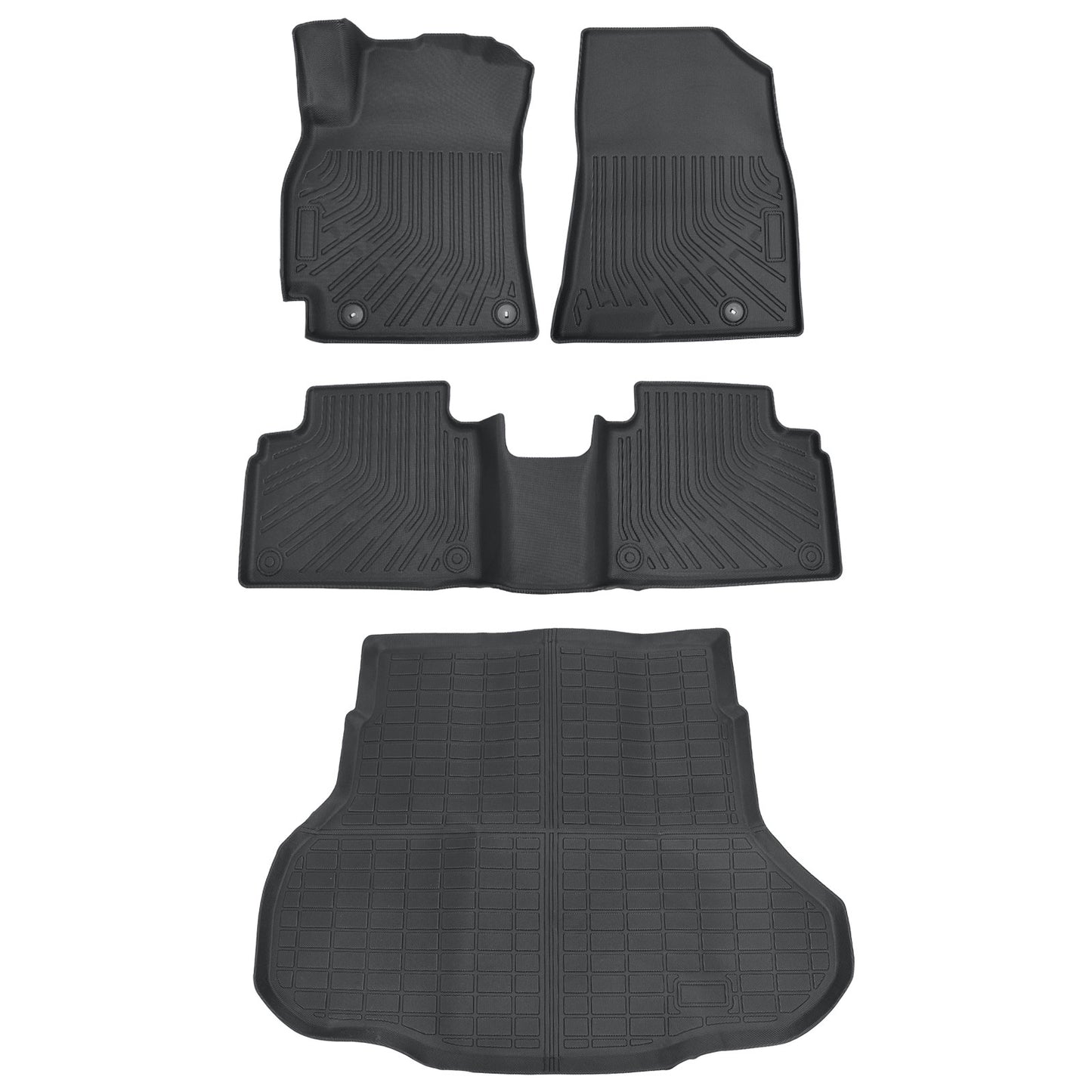 Floor Mats Liners With Trunk Cargo Liner Protection TPE For 2025 - 2026 Kia K4