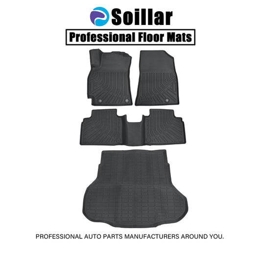 Floor Mats Liners With Trunk Cargo Liner Protection TPE For 2025 - 2026 Kia K4