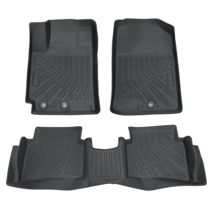 2 Row Floor Mats Liner For 2018-2023 Kia Rio 4-Door Front-Rear All Weather TPE