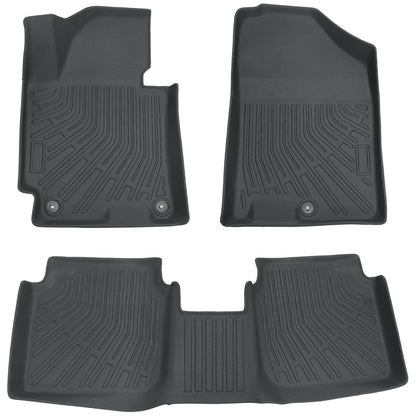 Floor Mats Liner For 2011-2016 Hyundai Elantra 4-Door Front-Rear All Weather TPE