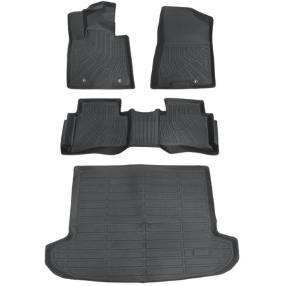 TPE Floor Mats Liners+Trunk Cargo Liner For 2016-2021 Hyundai Tucson All Weather