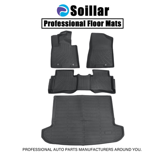 TPE Floor Mats Liners+Trunk Cargo Liner For 2016-2021 Hyundai Tucson All Weather