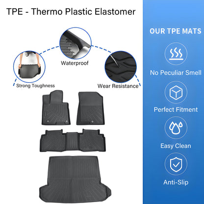 TPE 3D Floor Mats & Trunk?Cargo Liner For 2022 2023 2024 2025 Hyundai Tucson NEW