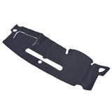 BLACK Leather Dash Cover Mat Fits 2008-2013 CHEVROLET SILVERADO 1500 2500 3500