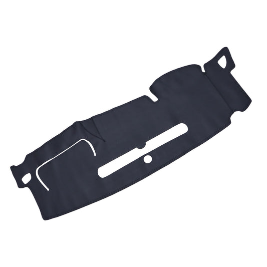 BLACK Leather Dash Cover Mat Fits 2008-2013 CHEVROLET SILVERADO 1500 2500 3500