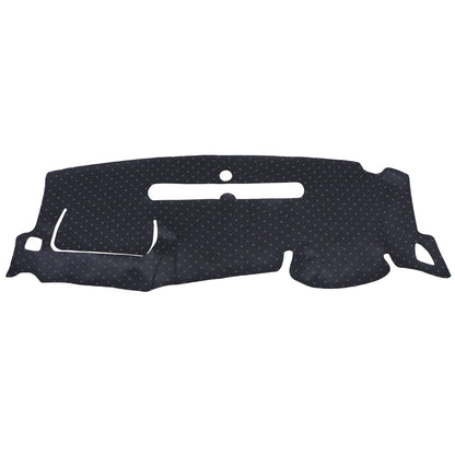 BLACK Leather Dash Cover Mat Fits 2008-2013 CHEVROLET SILVERADO 1500 2500 3500