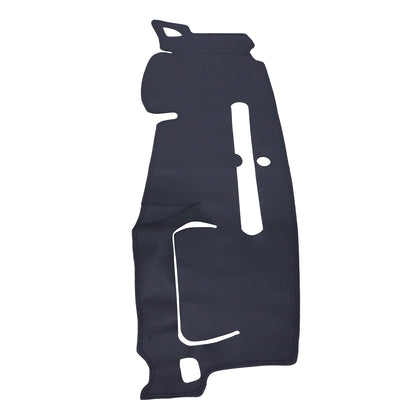 BLACK Leather Dash Cover Mat Fits 2008-2013 CHEVROLET SILVERADO 1500 2500 3500