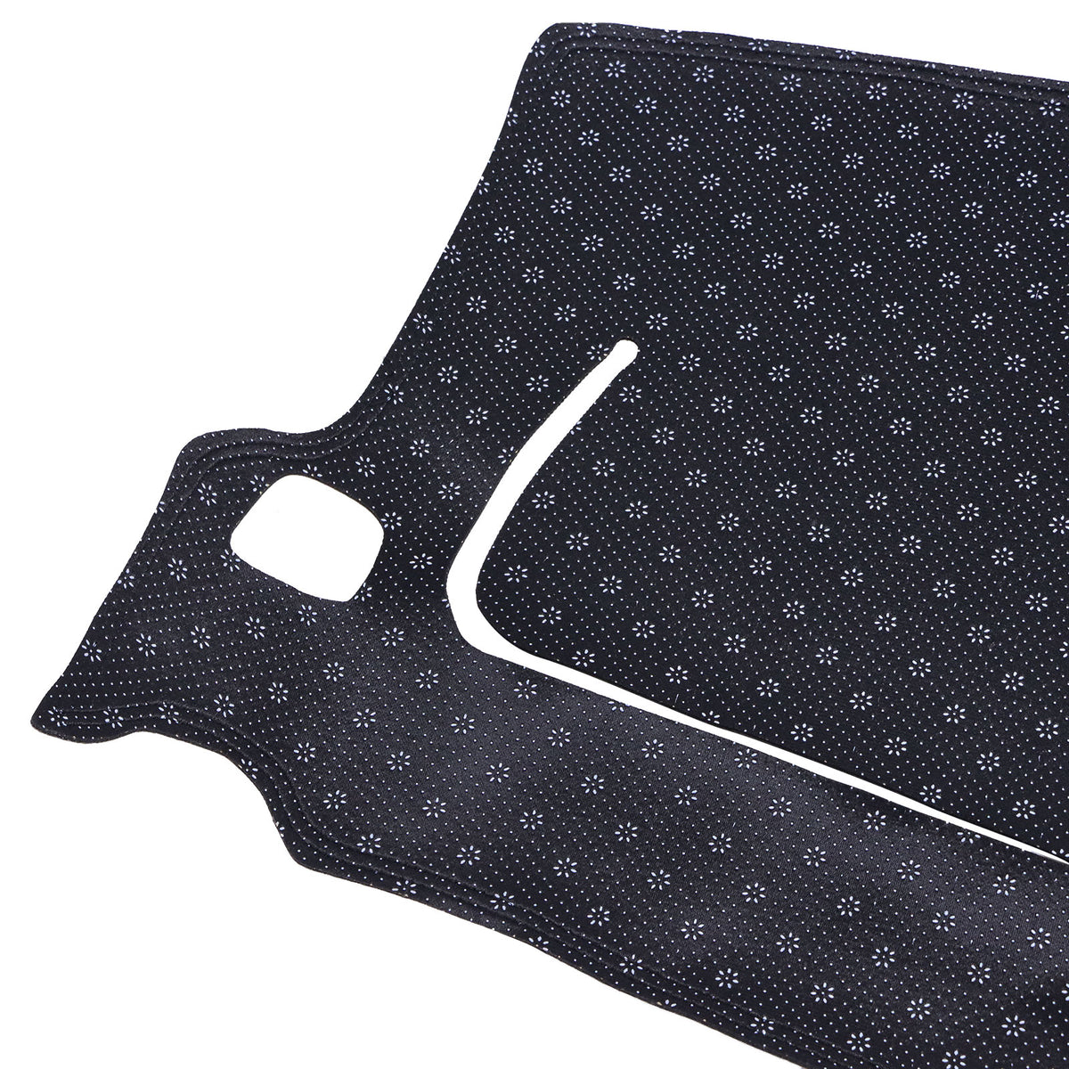 BLACK Leather Dash Cover Mat Fits 2008-2013 CHEVROLET SILVERADO 1500 2500 3500
