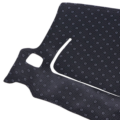 BLACK Leather Dash Cover Mat Fits 2008-2013 CHEVROLET SILVERADO 1500 2500 3500