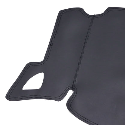 BLACK Leather Dash Cover Mat Fits 2008-2013 CHEVROLET SILVERADO 1500 2500 3500