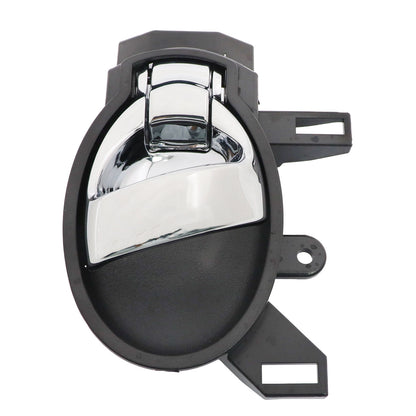 Black&Chrome Interior Door Handle for Nissan 1.6L 1.8L 09-19 Front / Rear Right
