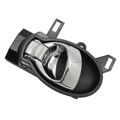 Black&Chrome Interior Door Handle for Nissan 1.6L 1.8L 09-19 Front / Rear Right