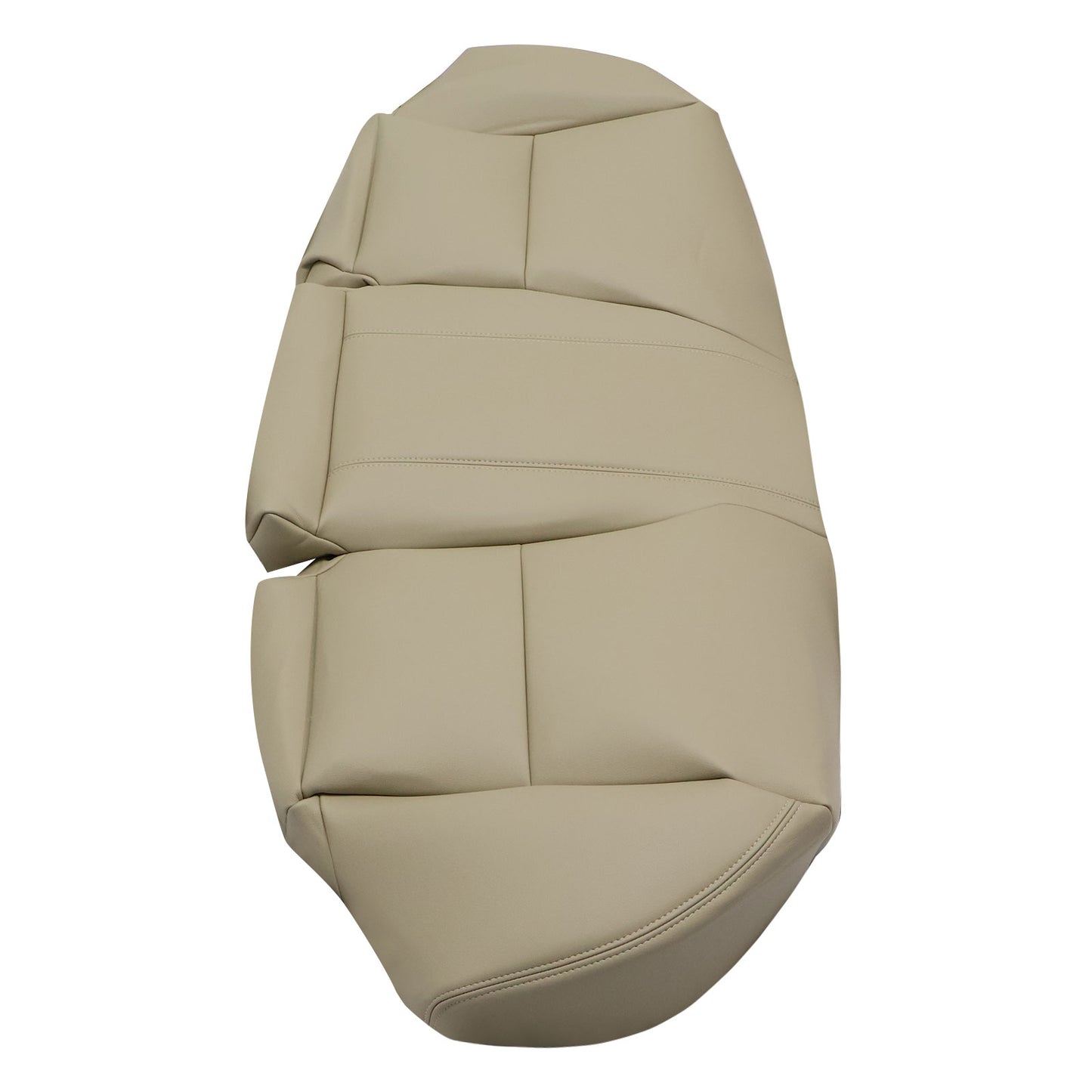 For 2003-2006 2007 Honda Accord EX LX Rear Bench Bottom Leather Seat Cover Tan