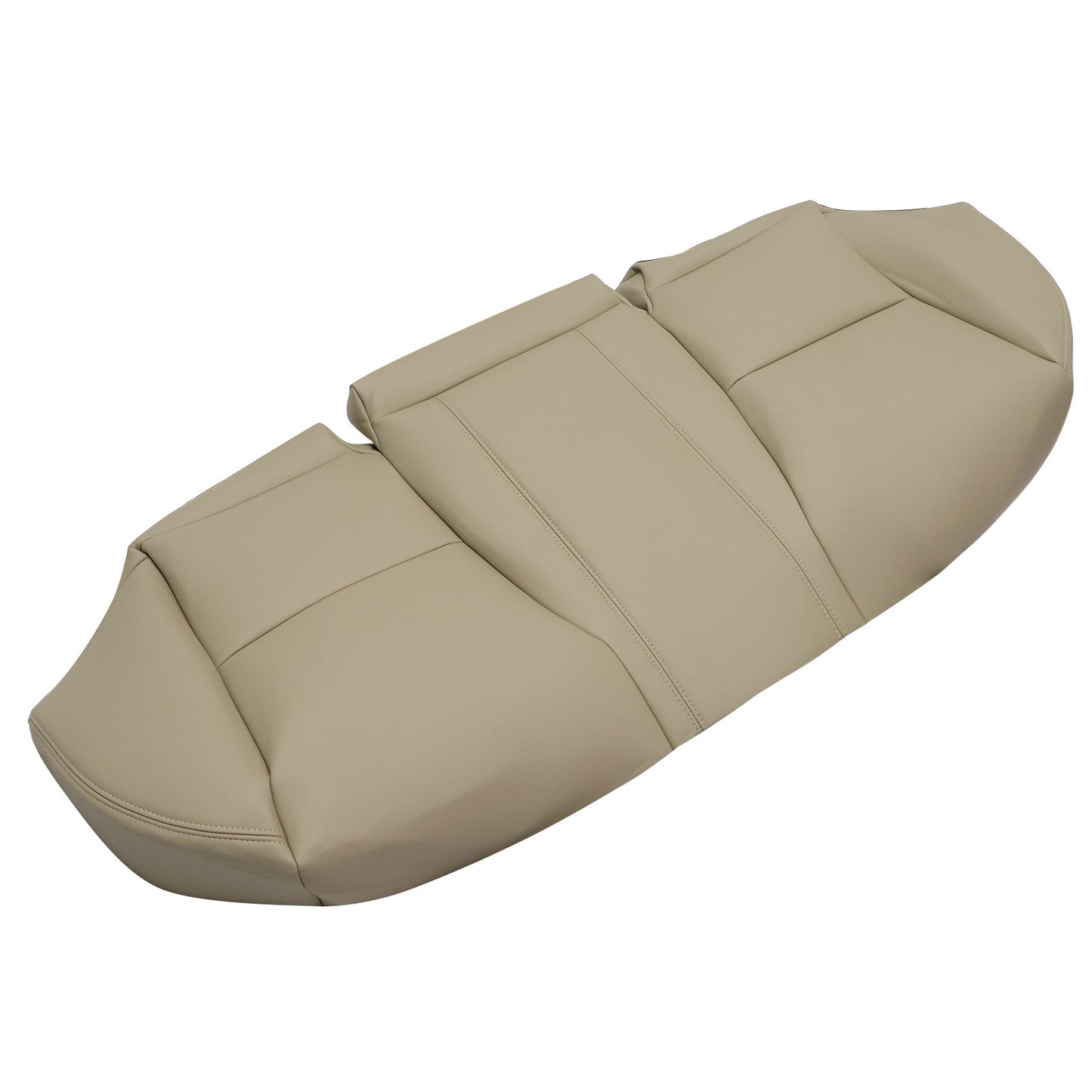 For 2003-2006 2007 Honda Accord EX LX Rear Bench Bottom Leather Seat Cover Tan