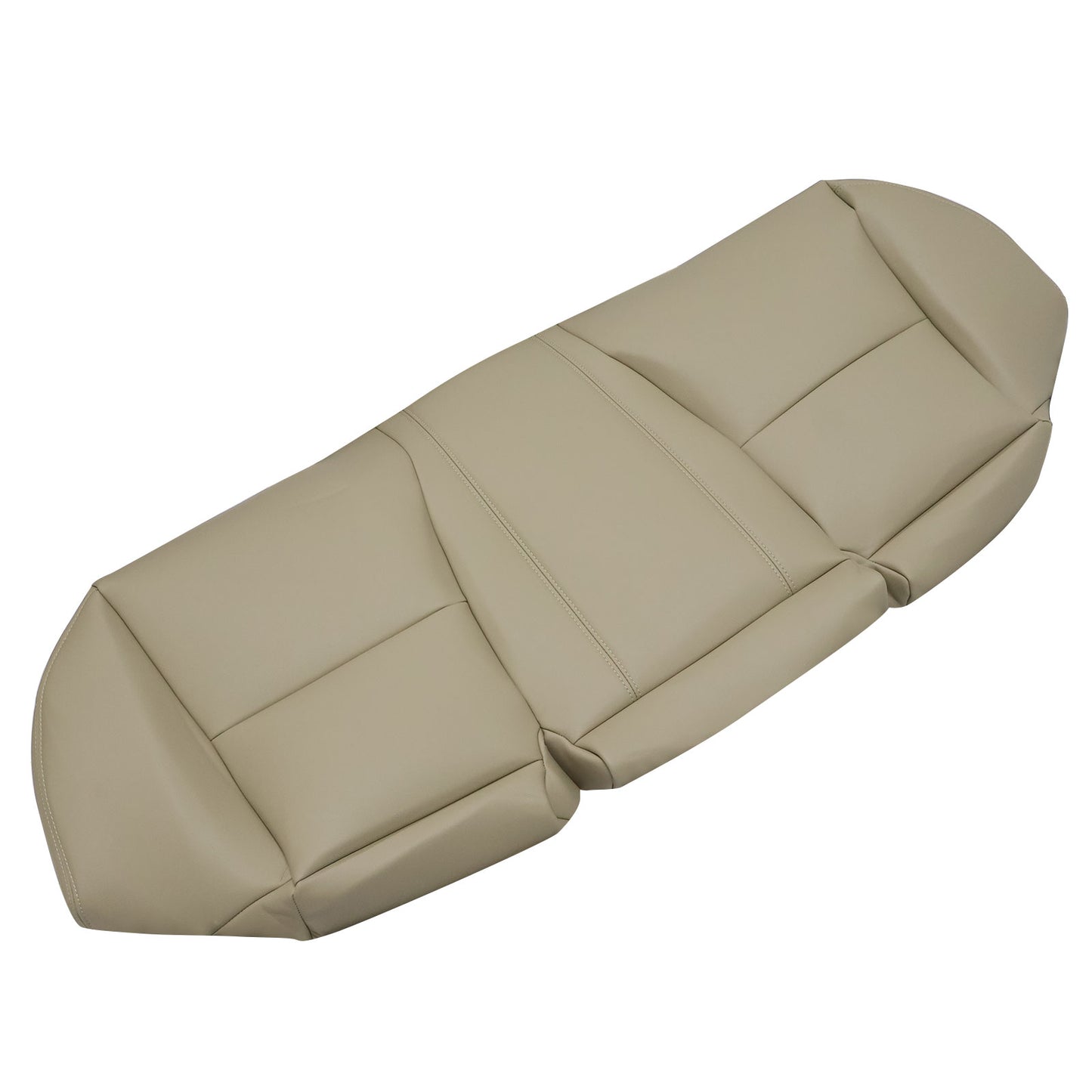 For 2003-2006 2007 Honda Accord EX LX Rear Bench Bottom Leather Seat Cover Tan