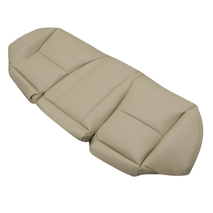 For 2003-2006 2007 Honda Accord EX LX Rear Bench Bottom Leather Seat Cover Tan