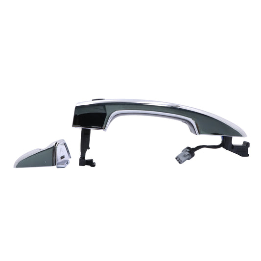 FIT Hyundai Sonata 2015-2019 Front Left Chrome Outside Door Handle w/Keyhole