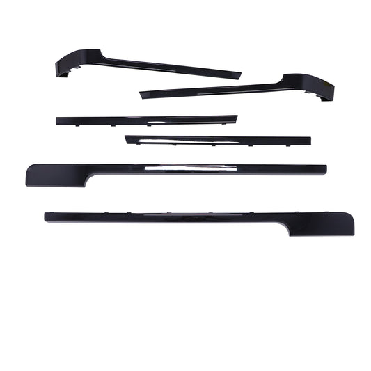 6pcs Door Side Body Molding Trim Strip Kits For Range Rover L405 2013-2022
