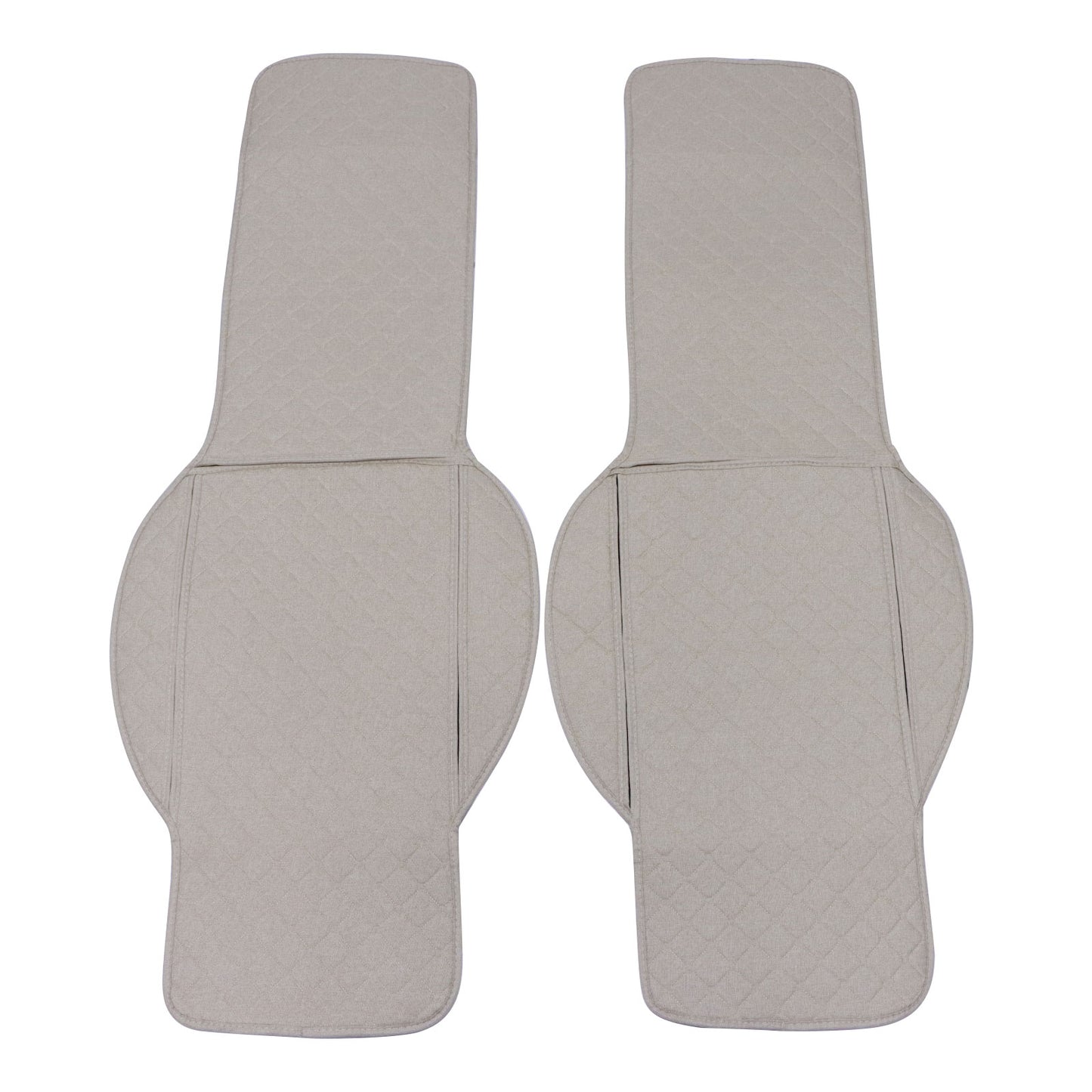 Microfiber Leather Front Row Seat Car For Nissan Seat Cover Set Protector Beige