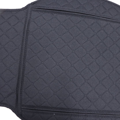 Microfiber Leather Front Row Seat Car For Nissan Seat Cover Set Protector Black