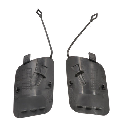 Pair for 2014-18 BMW F15 X5 Left + Right Rear Bumper Tow Hook Cover Cap Primed