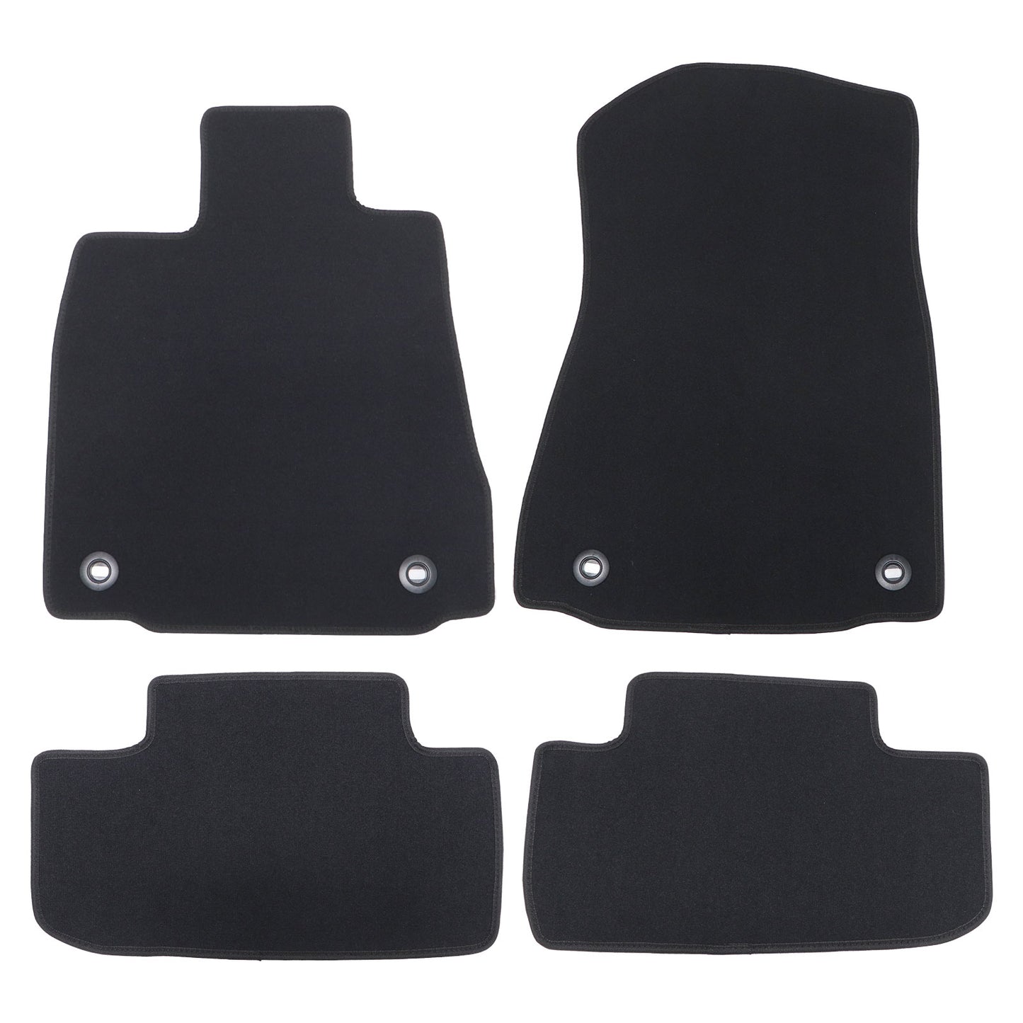 Fits 2015-2025 Lexus RC300 RC350 RC F Velour Floor Mats Carpet Replacement Set